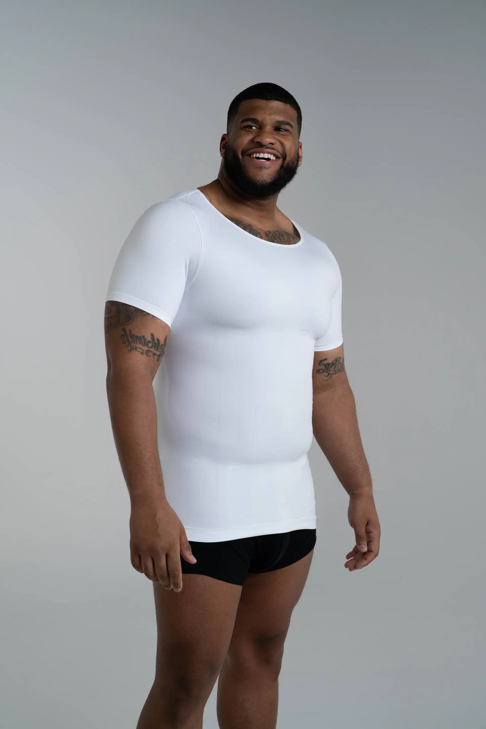 Where can big and tall men find breathable shapers?